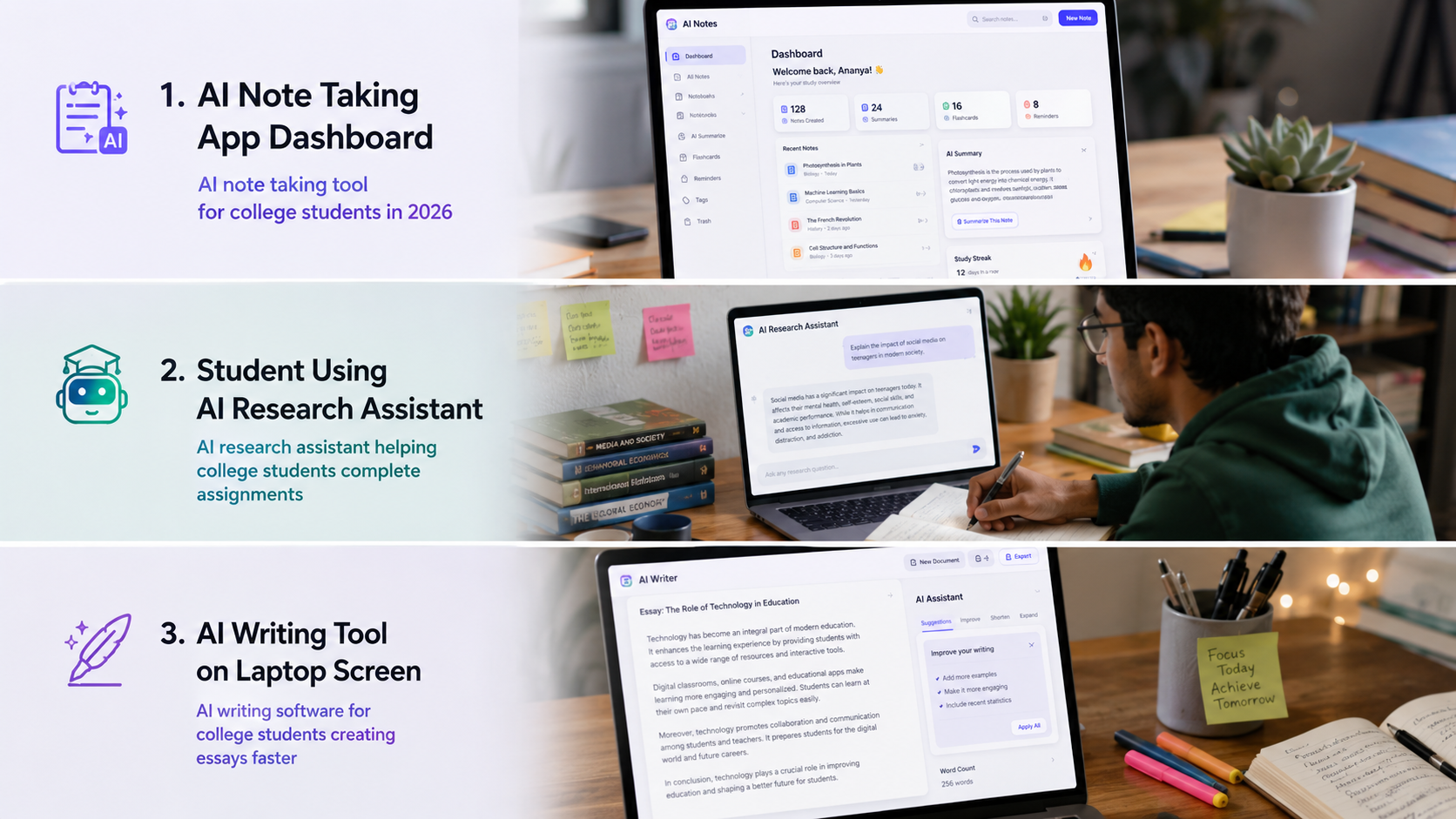 Best AI Tools for College Students in 2026