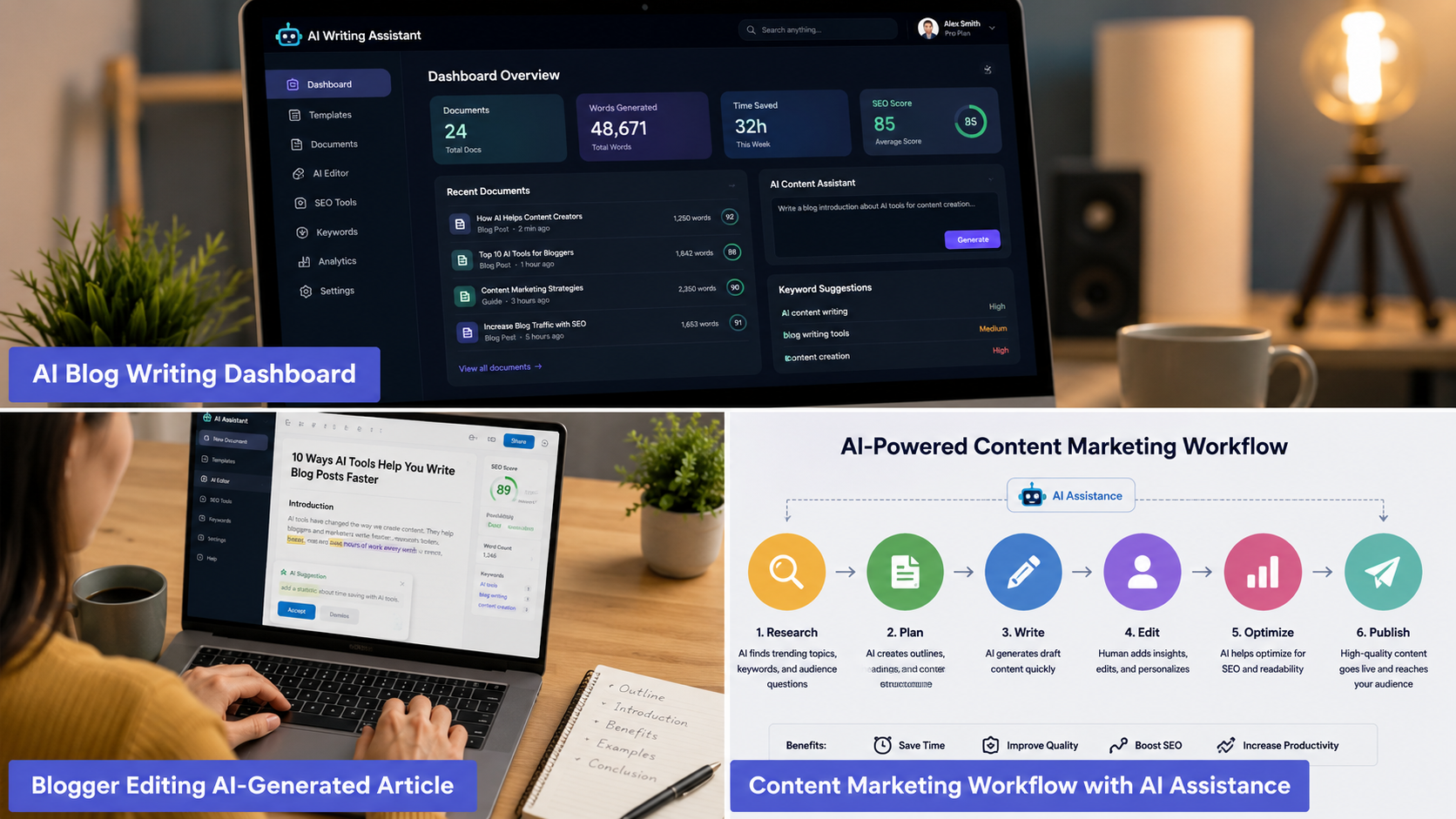 How to Use AI Tools to Create Blog Posts Faster